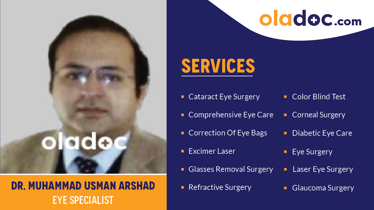 Services provided by Dr.Muhammad Usman Arshad